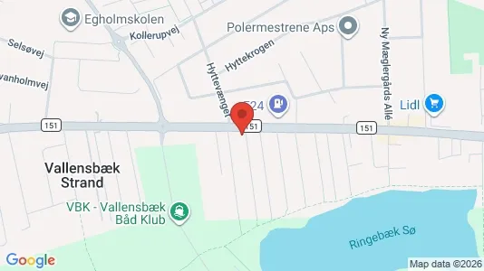 Lejligheder til salg i Vallensbæk Strand - Foto fra Google Street View