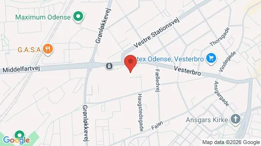 Lejligheder til salg i Odense C - Foto fra Google Street View