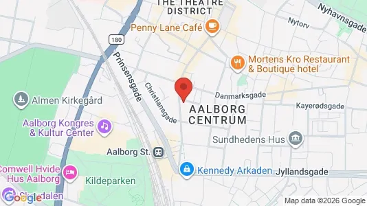 Lejligheder til salg i Aalborg Centrum - Foto fra Google Street View