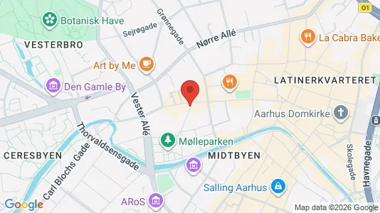 Lejligheder til salg i Århus C - Foto fra Google Street View