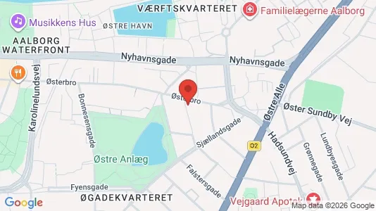 Lejligheder til salg i Aalborg Centrum - Foto fra Google Street View