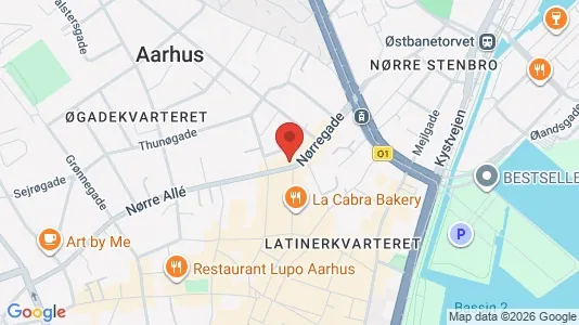 Lejligheder til salg i Århus C - Foto fra Google Street View