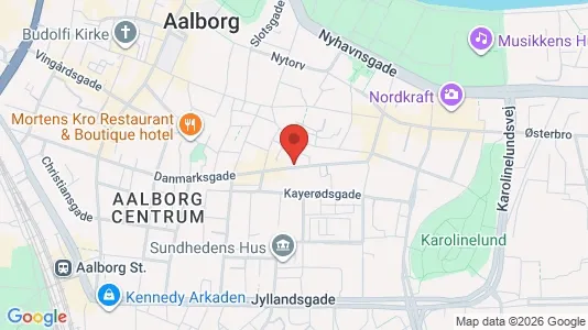 Lejligheder til salg i Aalborg Centrum - Foto fra Google Street View