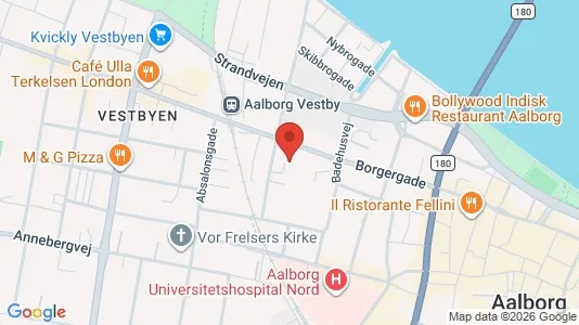 Lejligheder til salg i Aalborg Centrum - Foto fra Google Street View