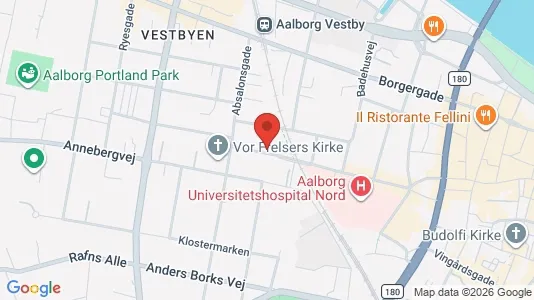 Lejligheder til salg i Aalborg Centrum - Foto fra Google Street View