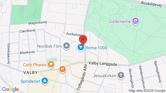 Lejligheder til leje i Valby - Foto fra Google Street View