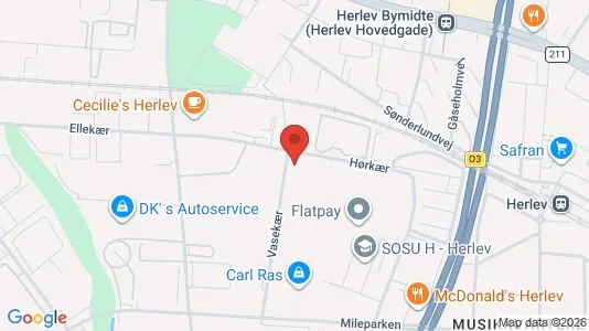 Lejligheder til leje i Herlev - Foto fra Google Street View