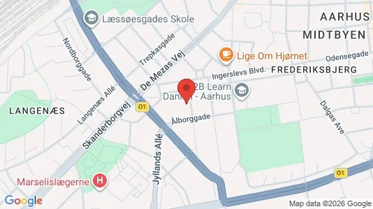 Lejligheder til salg i Århus C - Foto fra Google Street View