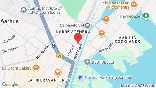 Lejligheder til salg i Århus C - Foto fra Google Street View
