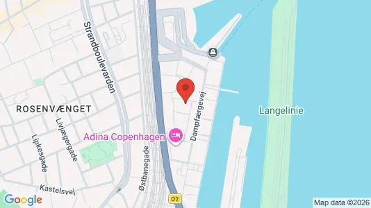 Lejligheder til salg i Østerbro - kort over placeringen