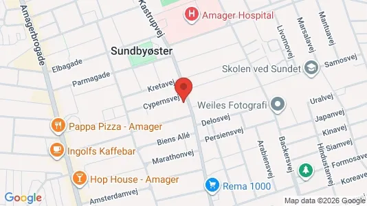 Lejligheder til salg i København S - Foto fra Google Street View