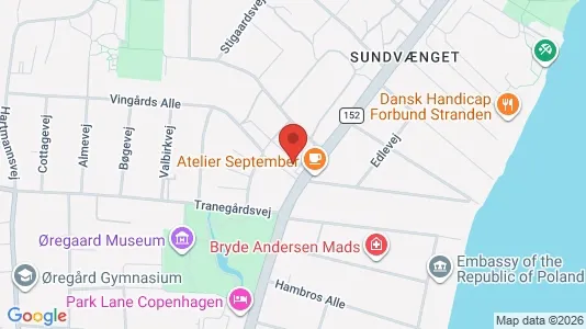 Lejligheder til salg i Hellerup - Foto fra Google Street View