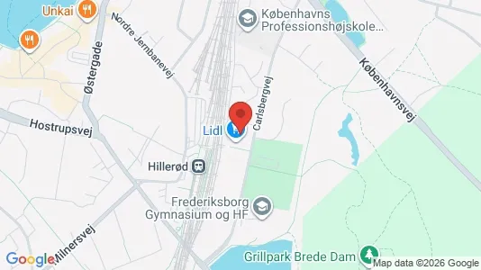 Lejligheder til leje i Hillerød - Foto fra Google Street View