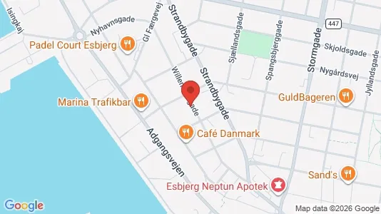 Lejligheder til salg i Esbjerg Centrum - Foto fra Google Street View