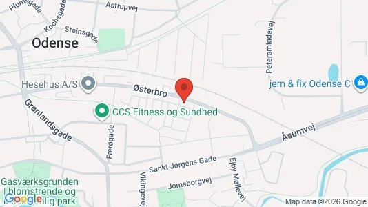 Lejligheder til leje i Odense C - Foto fra Google Street View