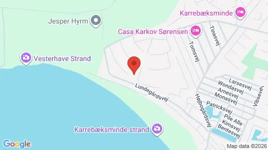 Lejligheder til salg i Karrebæksminde - Foto fra Google Street View