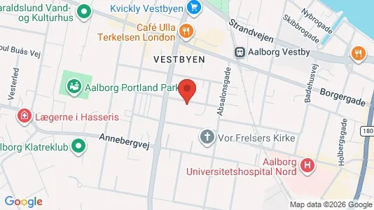 Lejligheder til salg i Aalborg Centrum - Foto fra Google Street View