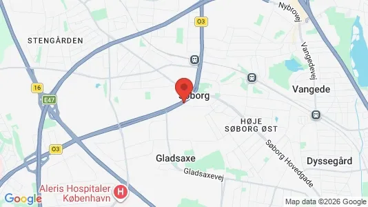 Lejligheder til leje i Søborg - Foto fra Google Street View