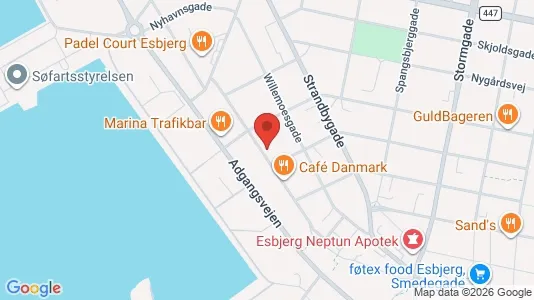 Lejligheder til salg i Esbjerg Centrum - Foto fra Google Street View