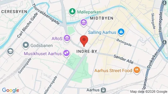 Lejligheder til leje i Århus C - Foto fra Google Street View