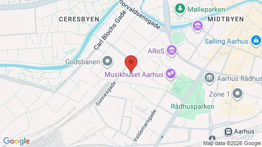 Lejligheder til leje i Århus C - Foto fra Google Street View