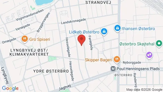 Lejligheder til salg i Østerbro - Foto fra Google Street View