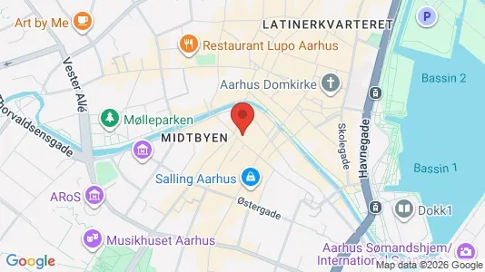 Lejligheder til salg i Århus C - Foto fra Google Street View