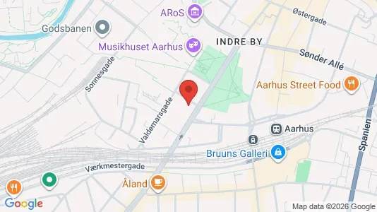 Lejligheder til salg i Århus C - Foto fra Google Street View