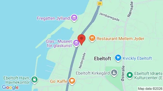 Lejligheder til salg i Ebeltoft - Foto fra Google Street View