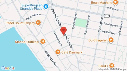 Lejligheder til leje i Esbjerg Centrum - Foto fra Google Street View