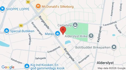 Lejligheder til leje i Silkeborg - Foto fra Google Street View