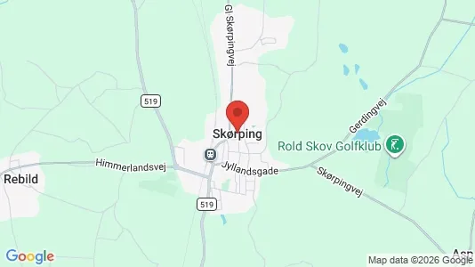 Lejligheder til leje i Skørping - Foto fra Google Street View