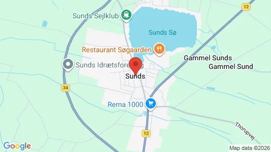 Lejligheder til leje i Sunds - Foto fra Google Street View