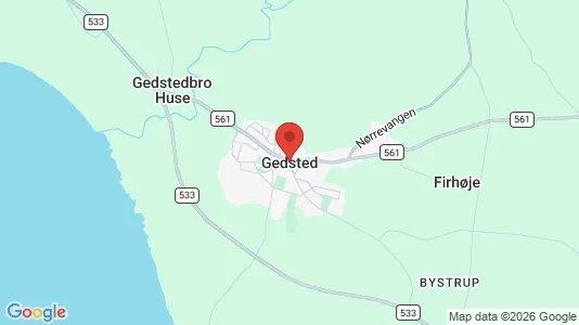 Lejligheder til leje i Gedsted - Foto fra Google Street View