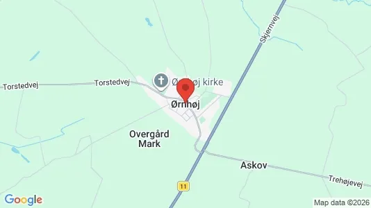 Lejligheder til leje i Ørnhøj - Foto fra Google Street View