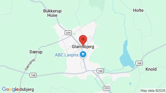 Lejligheder til leje i Glamsbjerg - Foto fra Google Street View