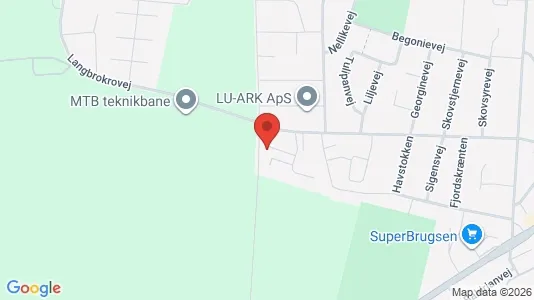 Lejligheder til leje i Vadum - Foto fra Google Street View