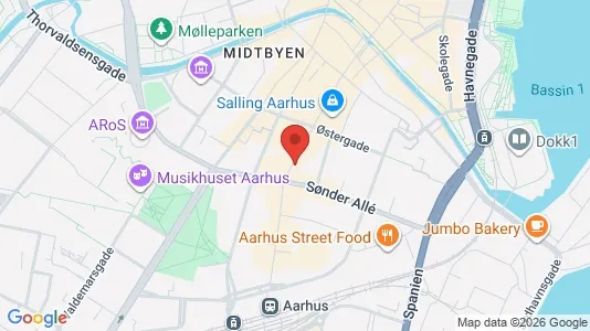 Lejligheder til leje i Århus C - Foto fra Google Street View
