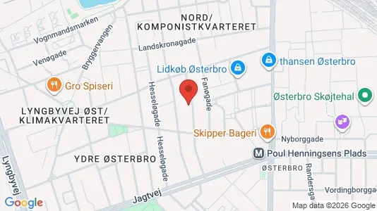 Lejligheder til salg i Østerbro - Foto fra Google Street View