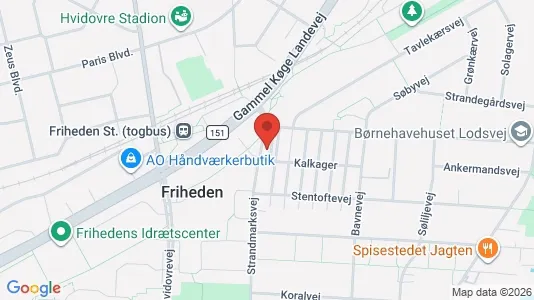 Lejligheder til leje i Hvidovre - Foto fra Google Street View