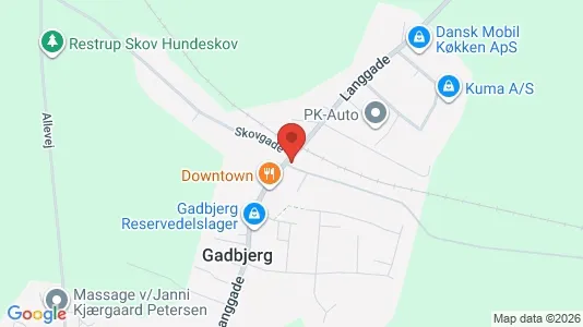 Lejligheder til leje i Gadbjerg - Foto fra Google Street View
