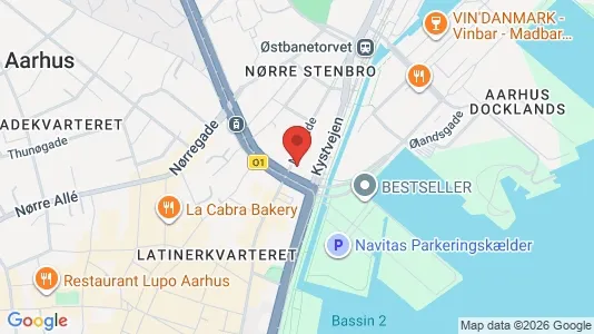 Lejligheder til salg i Århus C - Foto fra Google Street View