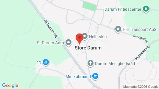 Lejligheder til leje i Bramming - kort over placeringen