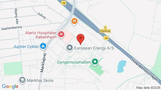 Lejligheder til leje i Søborg - kort over placeringen