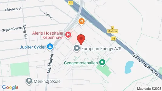 Lejligheder til leje i Søborg - kort over placeringen