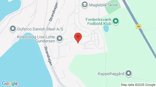 Lejligheder til leje i Frederiksværk - Foto fra Google Street View