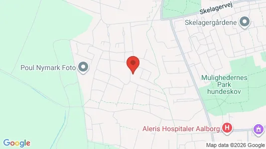Lejligheder til leje i Aalborg SV - kort over placeringen