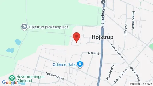 Lejligheder til leje i Odense V - kort over placeringen