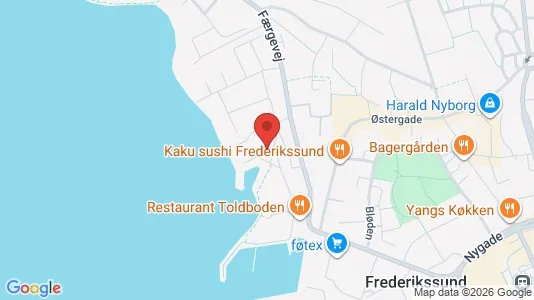 Lejligheder til leje i Frederikssund - kort over placeringen