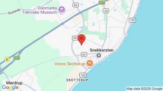 Lejligheder til salg i Snekkersten - kort over placeringen